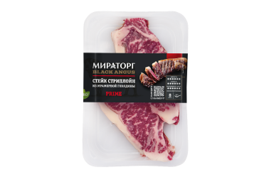 Стейк «Стриплойн Prime» из мраморной говядины Black Angus